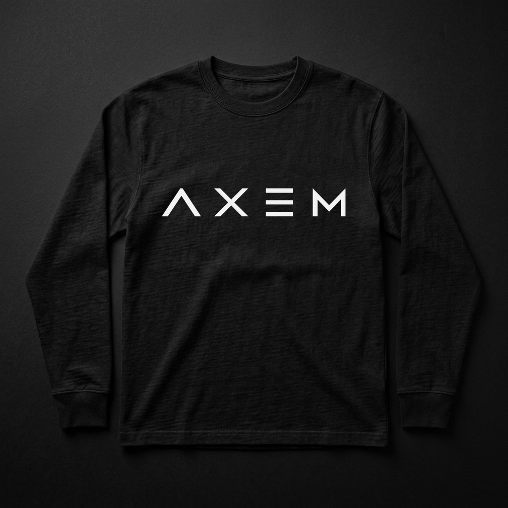 BLACK LONGSLEEVE (WORDMARK)